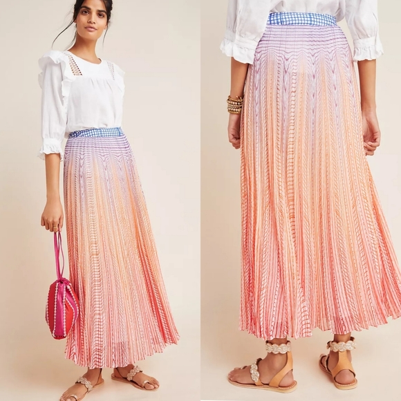 Anthropologie Dawn Maxi Skirt - Picture 2 of 10